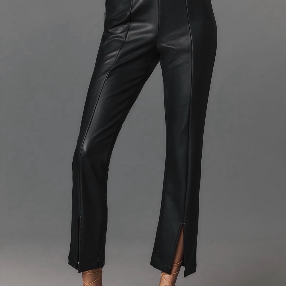 Mauve Black Straight Leg Women's Pants